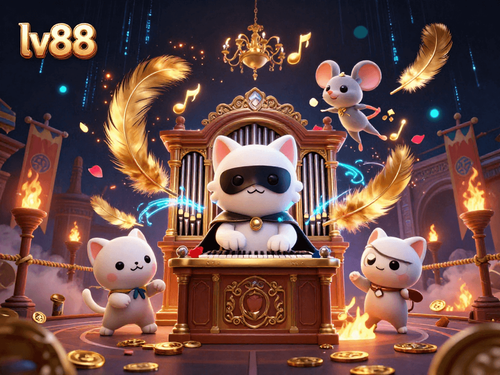 Experience thrilling fun with lv88 in this lively casino scene full of action and excitement.