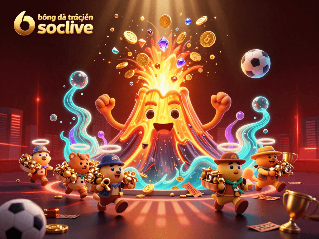 Bóng đá trực tuyến socolive offers thrilling sports betting experiences with a dynamic scene of football and betting elements.