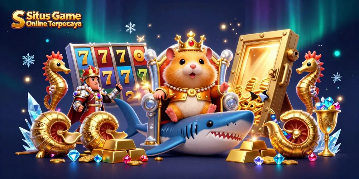 Play dynamic casino games at Situs Game Online Terpercaya, featuring an imaginative royal slot kingdom.