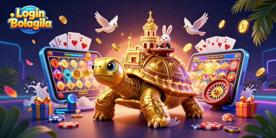 Experience thrilling fun with Login Bolagila, featuring a 3D tortoise palace and a rabbit dealer.