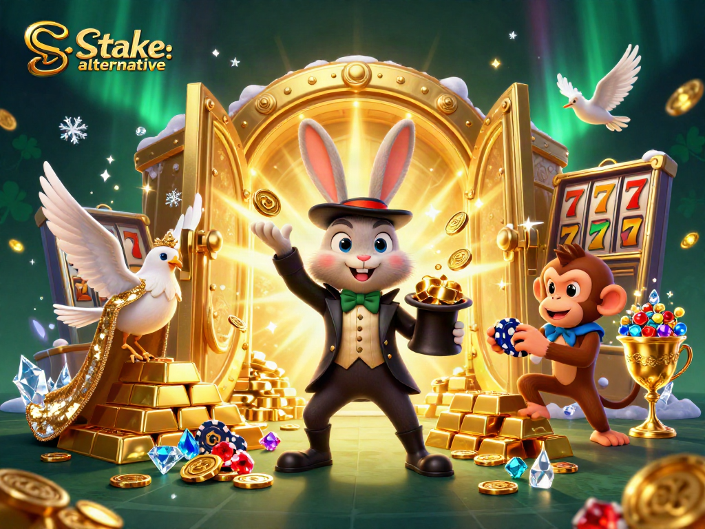 Engage with the stake.us alternative through fun and magical gaming visuals.