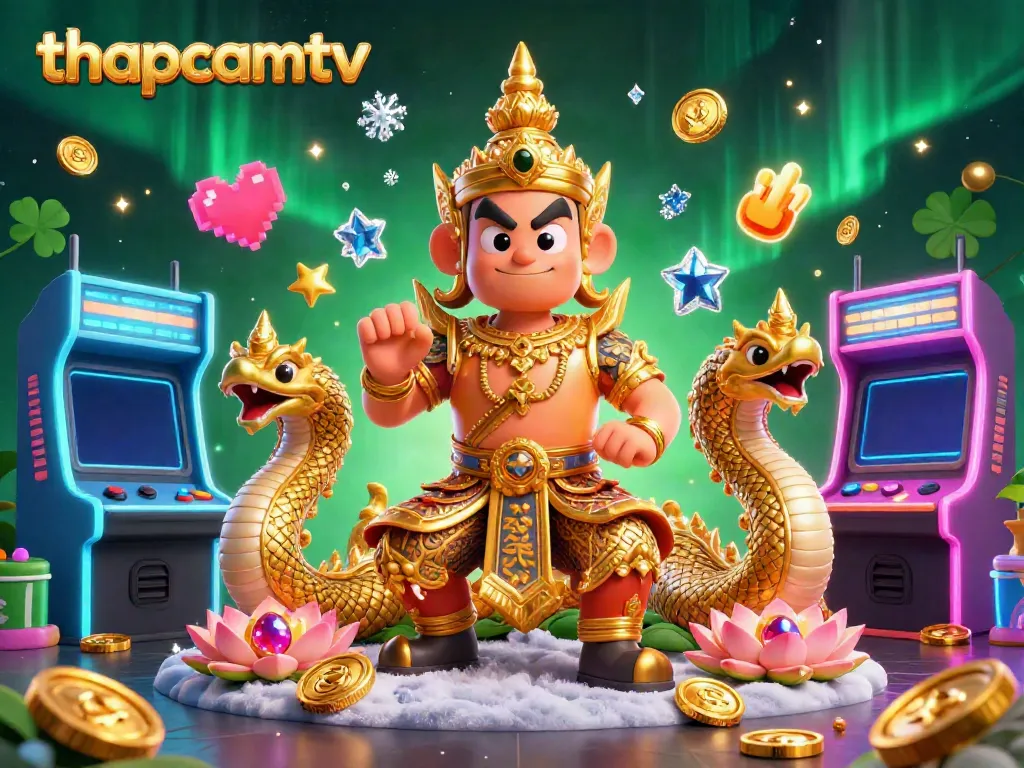 Experience thrilling gaming action with thapcamtv in a vibrant, richly detailed 3D casino scene.