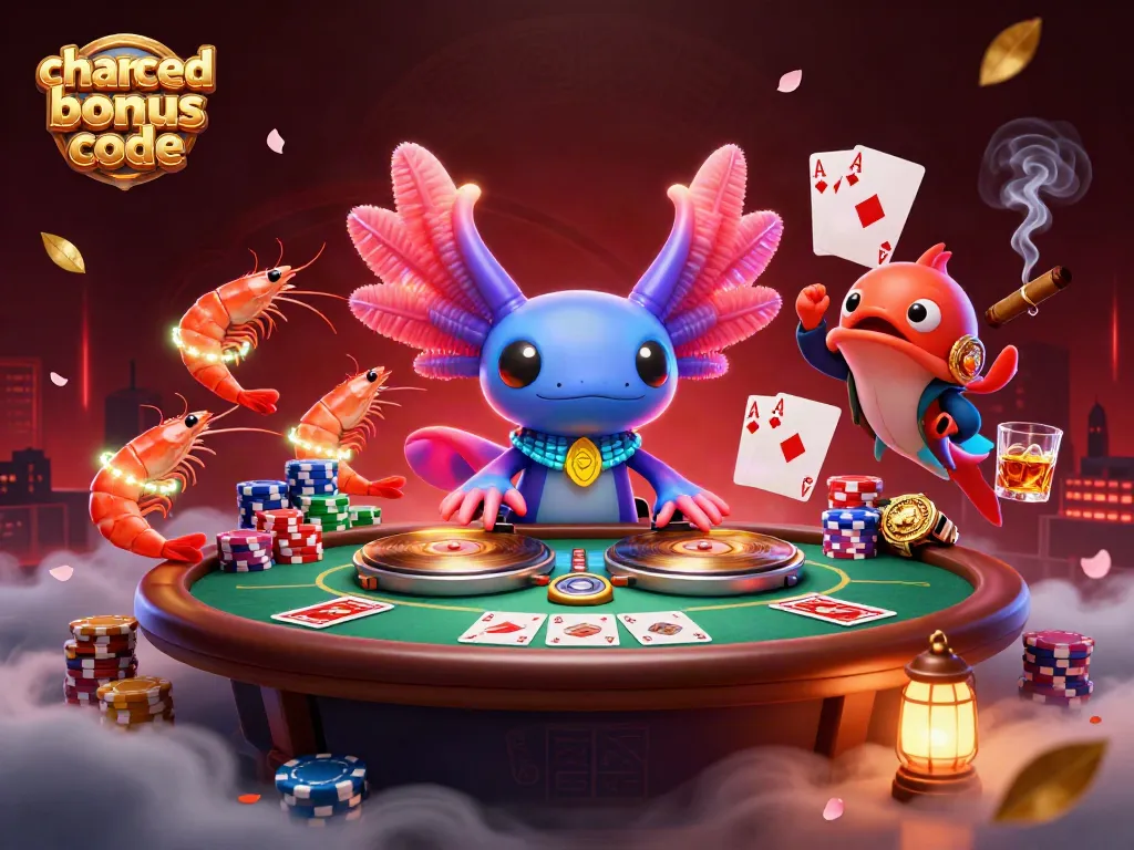 Experience the excitement of "chanced bonus code" with vibrant casino action featuring colorful characters and gameplay elements.