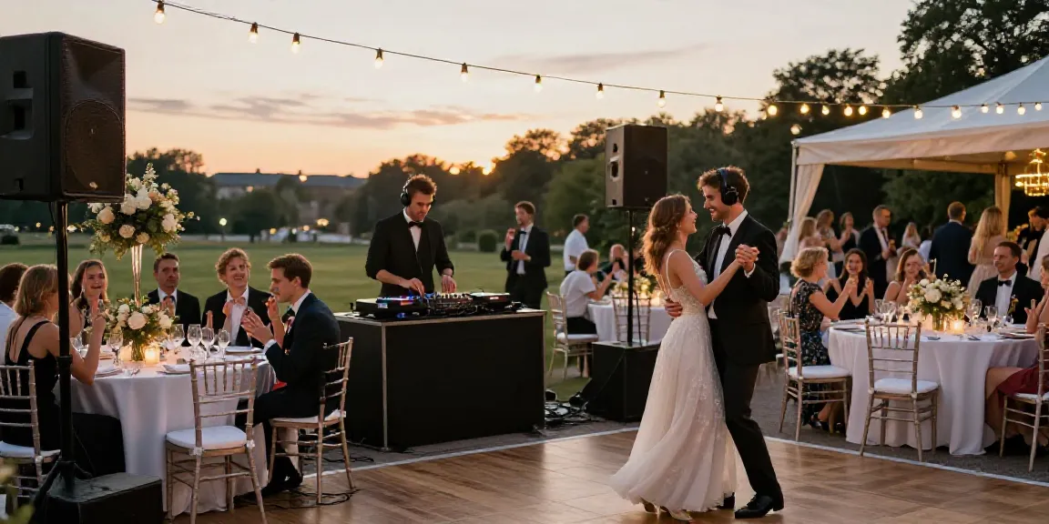 Wedding DJ in Berlin Brandenburg creating an unforgettable atmosphere.