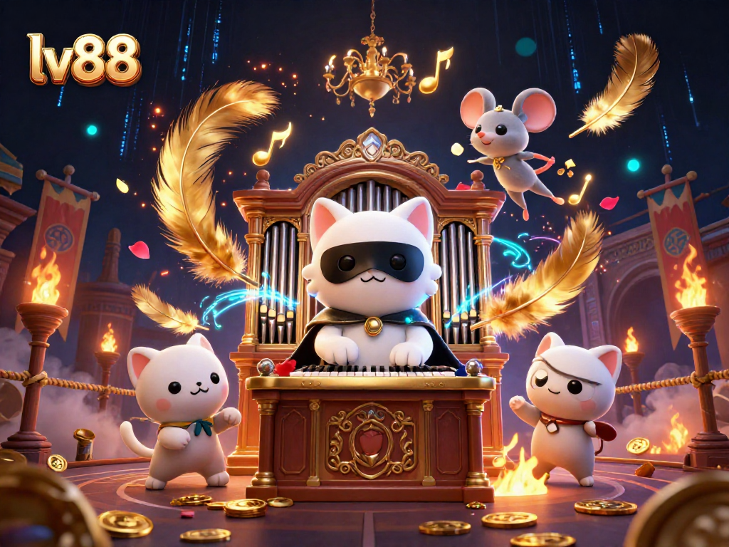 Experience thrilling fun with lv88 in this lively casino scene full of action and excitement.
