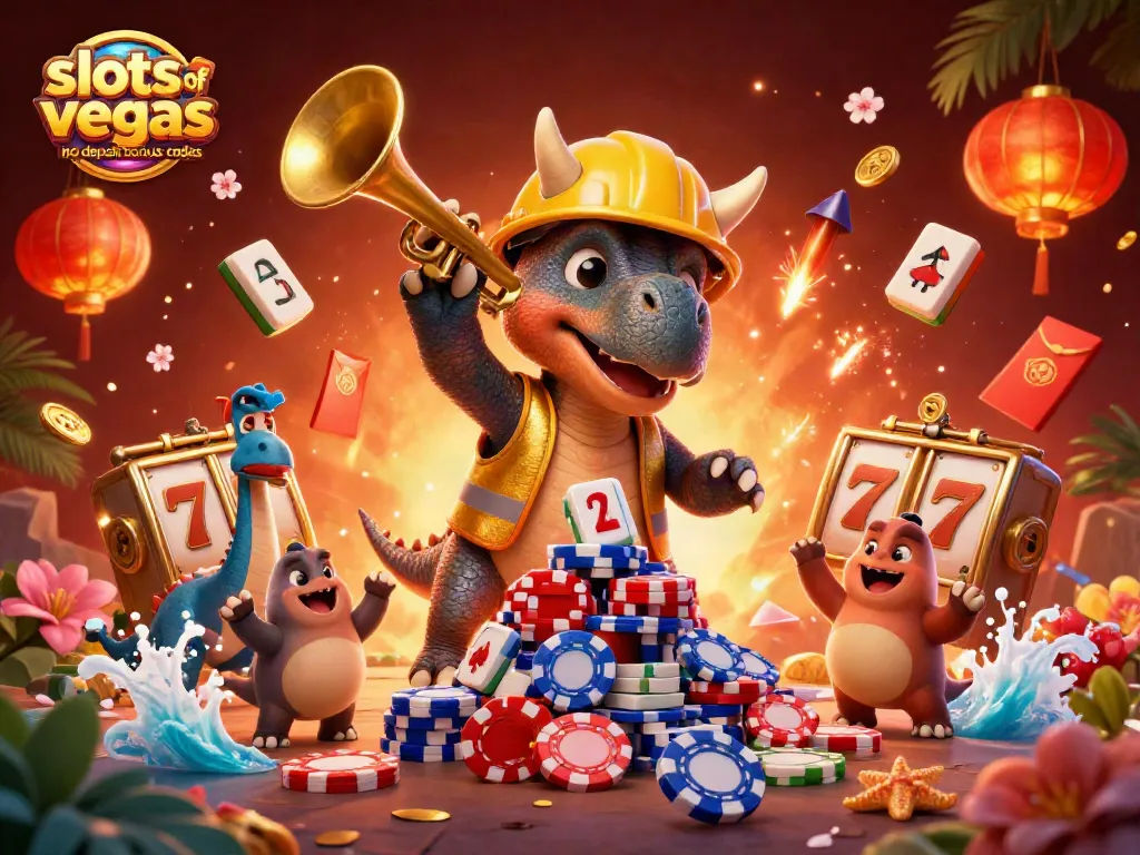 Play exciting slots of vegas no deposit bonus codes with fun characters and colorful casino elements!