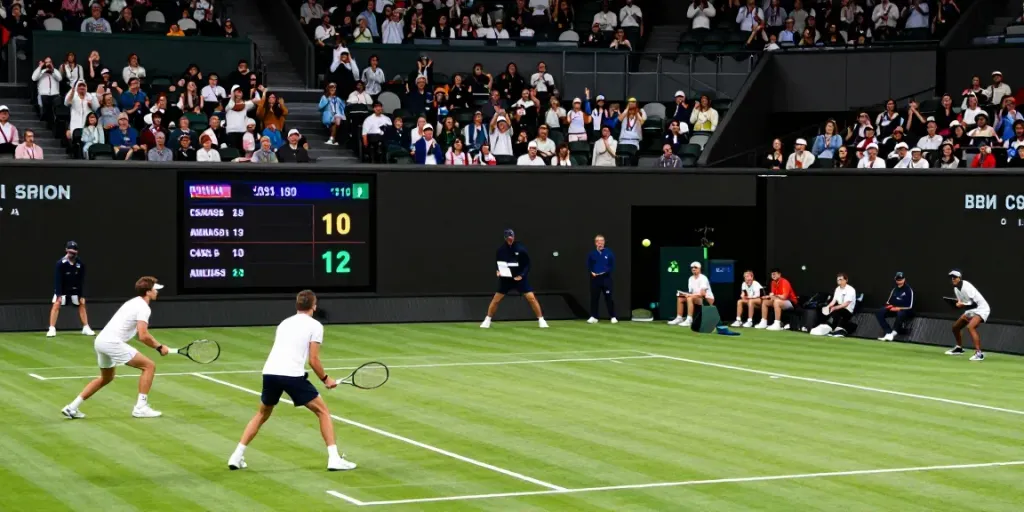 Real-time tennis api action scene capturing live match excitement and player engagement