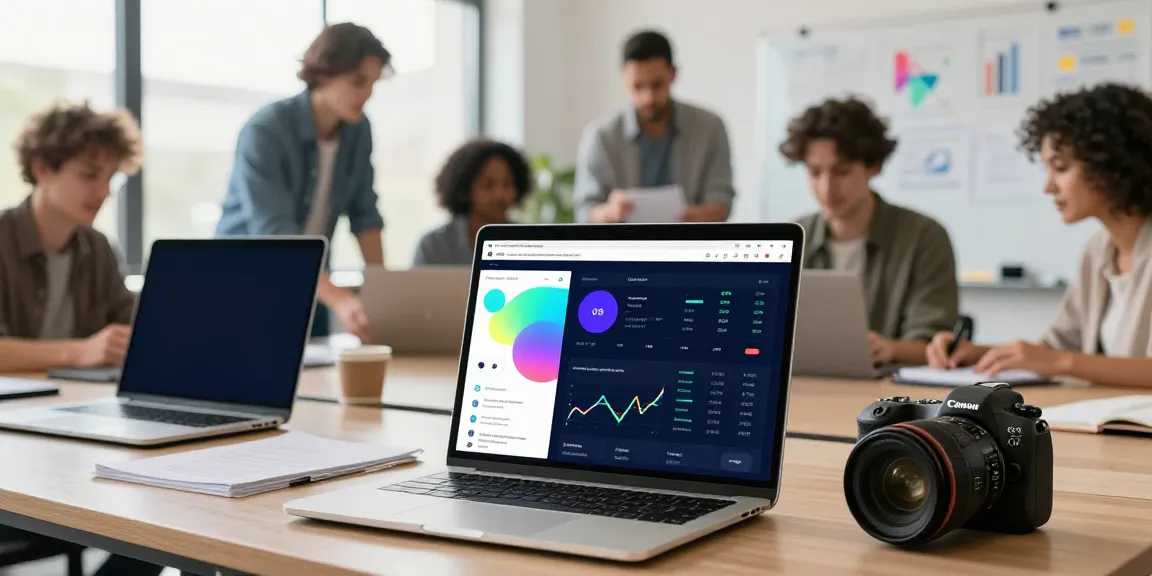 Piteas.trade digital exchange interface with market trends in a collaborative tech workspace