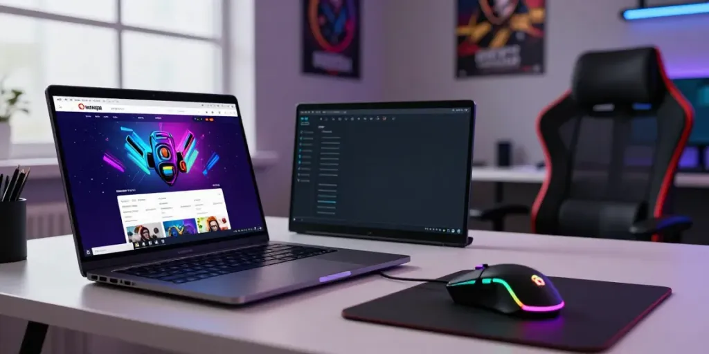 Tangkapan layar situs ratutogel yang menampilkan permainan online, dalam suasana nyaman dan modern