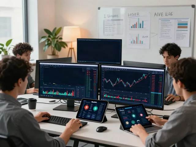 Real-time 股票API analytics in a collaborative cryptocurrency trading workspace, featuring modern technology and dynamic stock data.