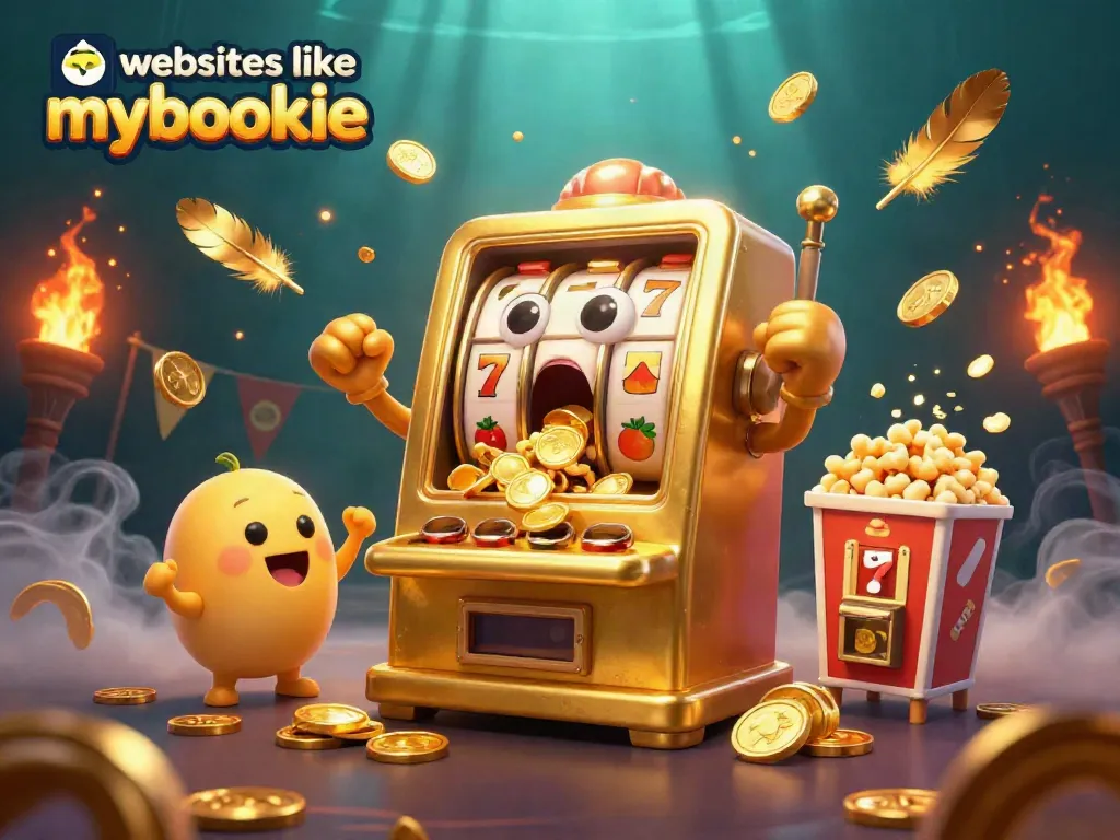 Experience winning moments at websites like mybookie with exploding jackpots from golden slot machines.
