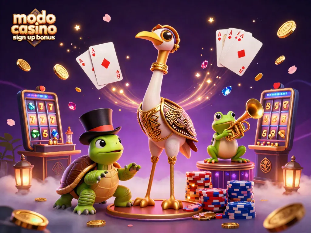 Claim your Modo Casino sign up bonus while enjoying an exciting gaming atmosphere filled with fun!