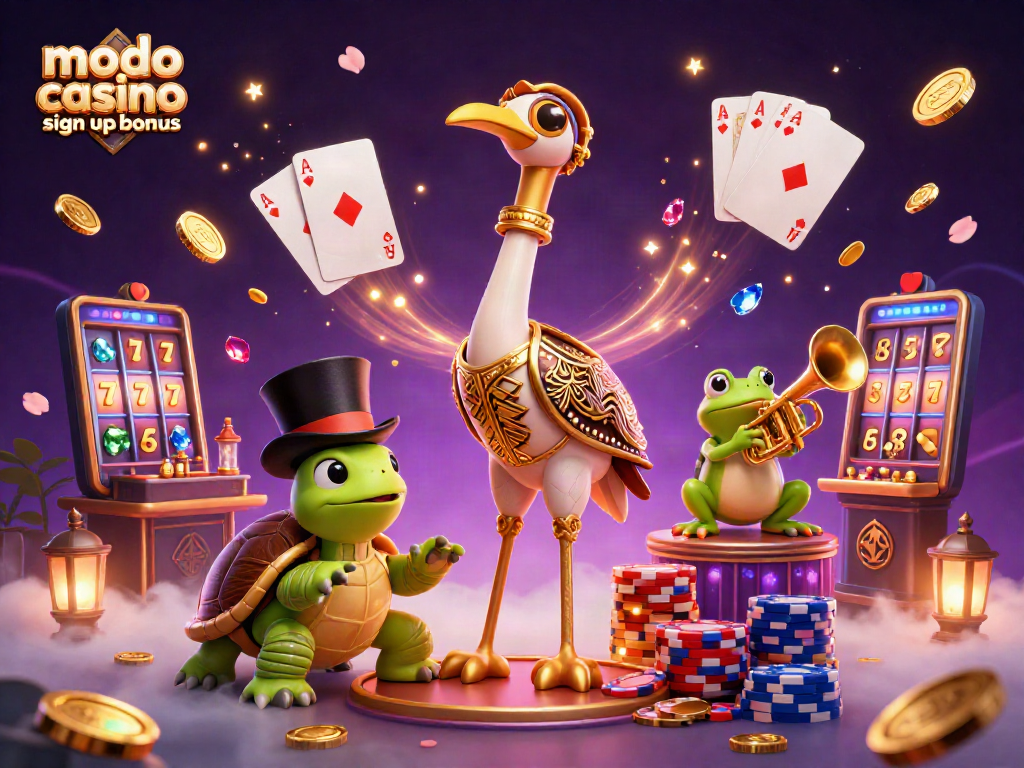 Claim your Modo Casino sign up bonus while enjoying an exciting gaming atmosphere filled with fun!