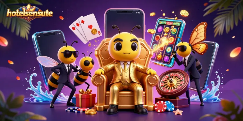 Experience thrilling slots at hotelsensunte with vibrant characters, jackpot excitement, and stunning visuals.