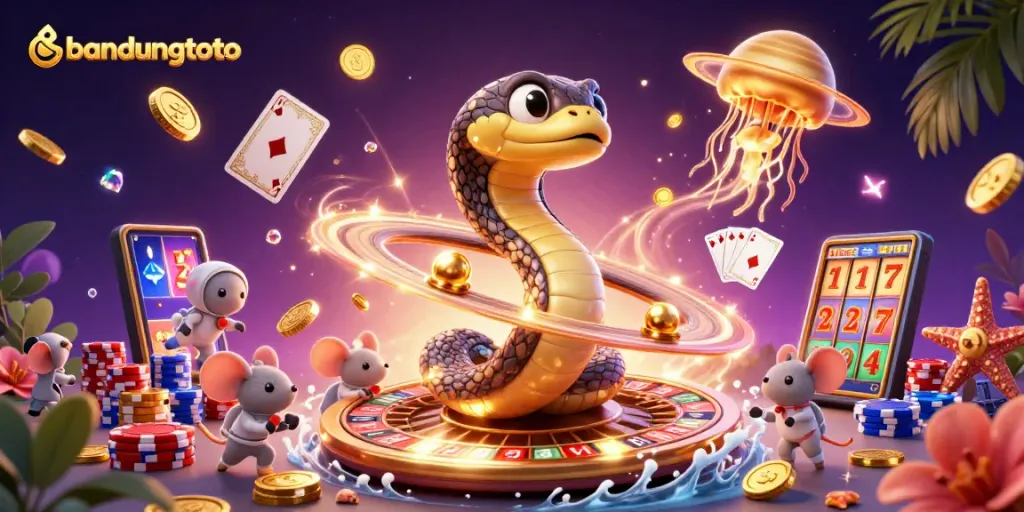 Engage in slots and games at bandungtoto with vibrant cosmic themes and captivating casino elements.